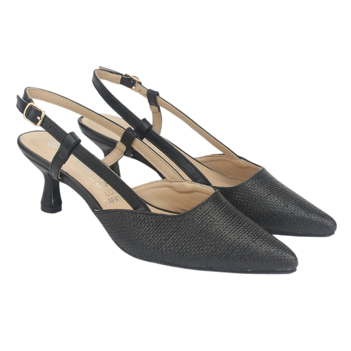 Zapato Chalada Mujer Chiapa-2 Negro Casual