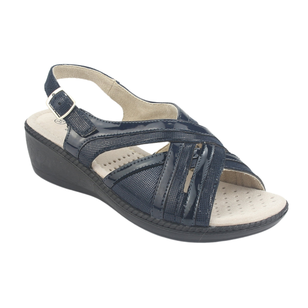 Sandalia Chalada Mujer Lupe-83 Azul Casual