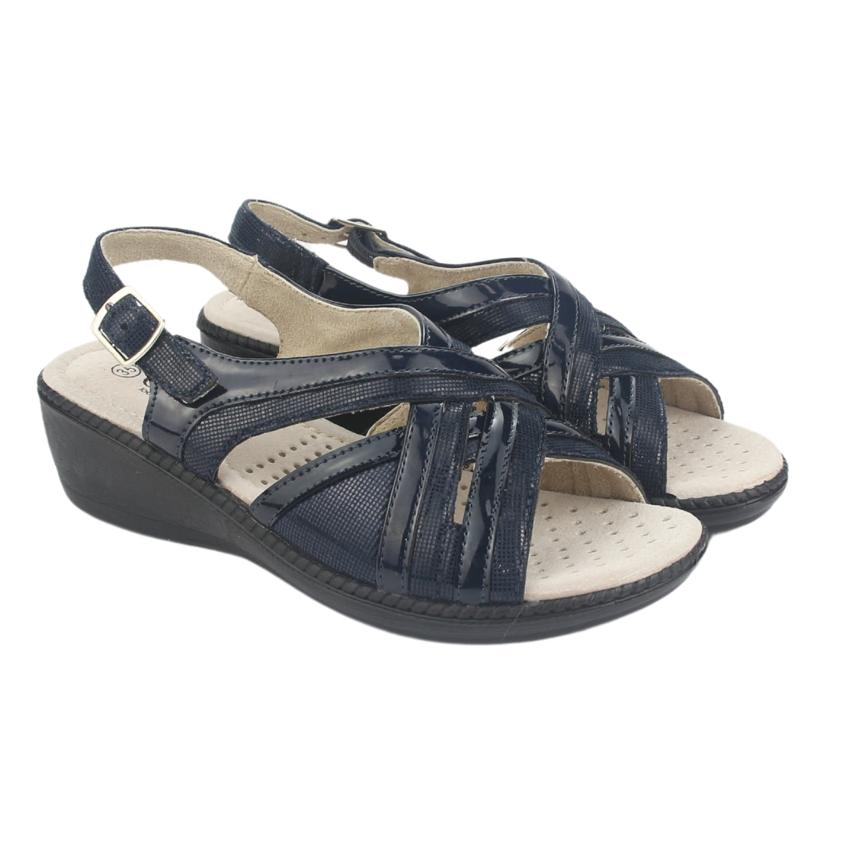 Sandalia Chalada Mujer Lupe-83 Azul Casual