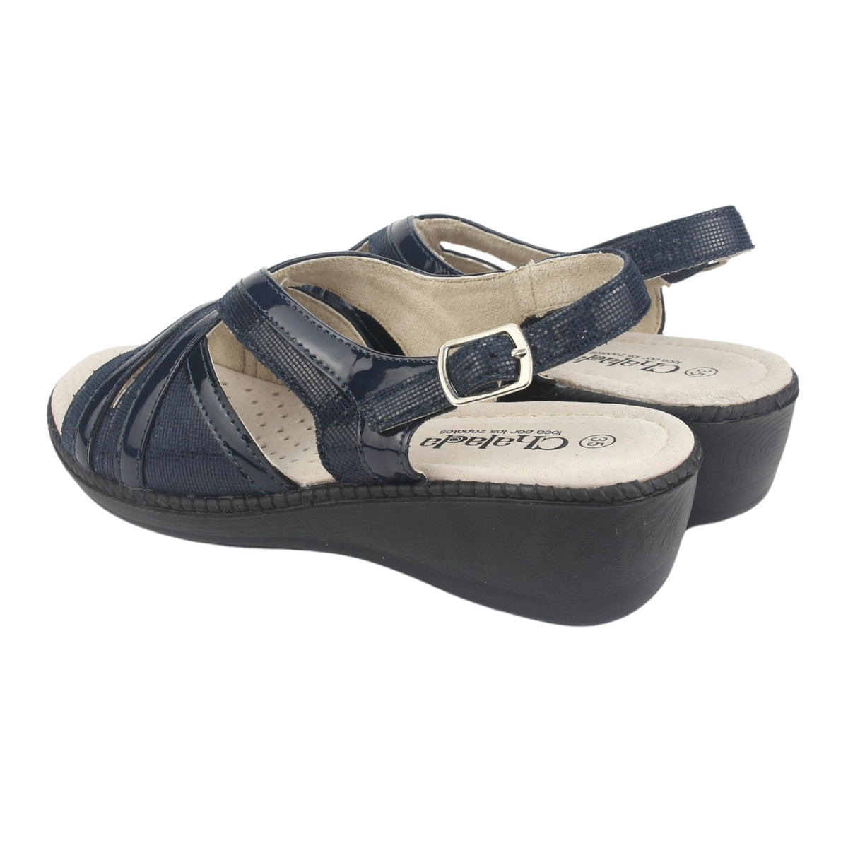 Sandalia Chalada Mujer Lupe-83 Azul Casual