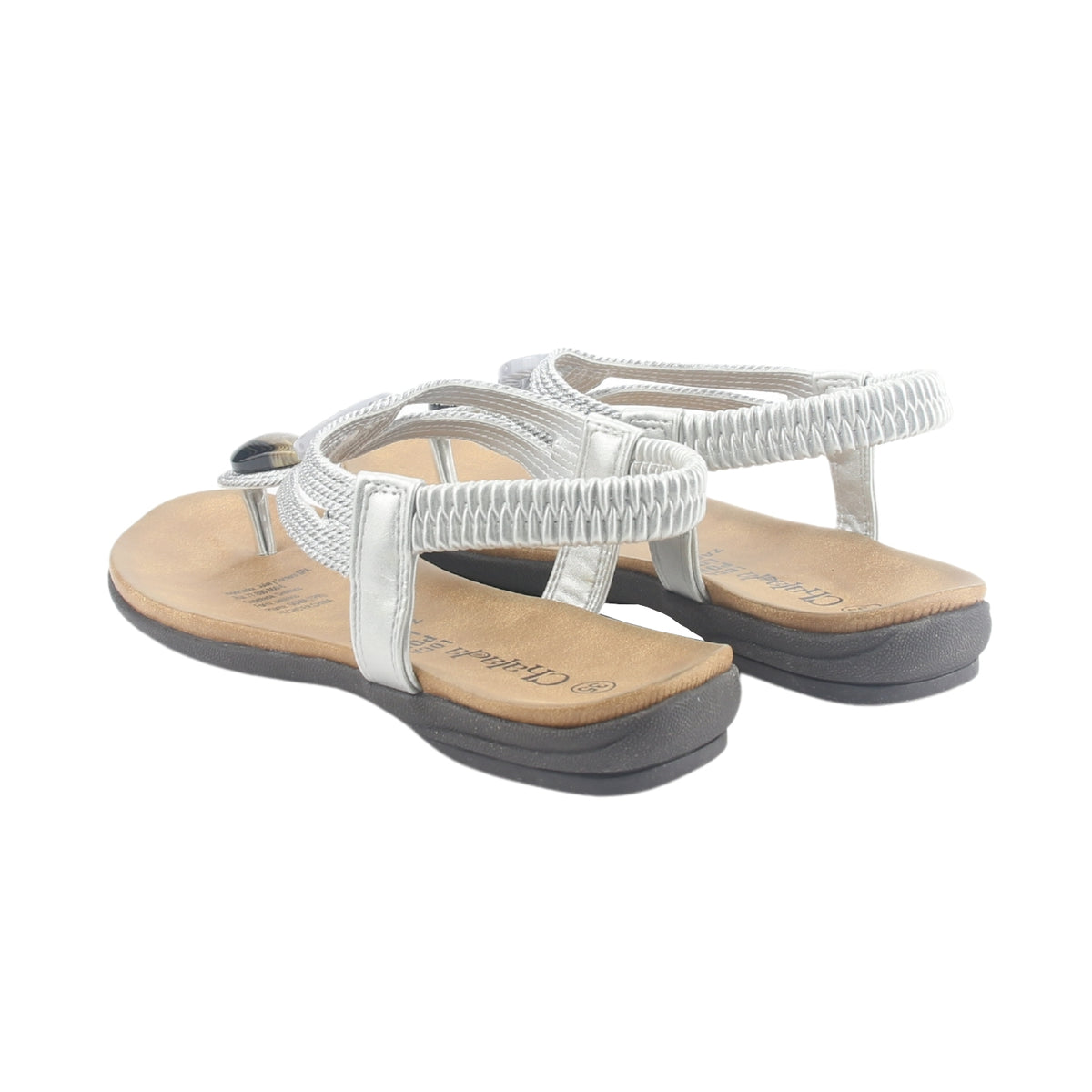 Sandalia Chalada Mujer Anatomic78 Plateado Casual