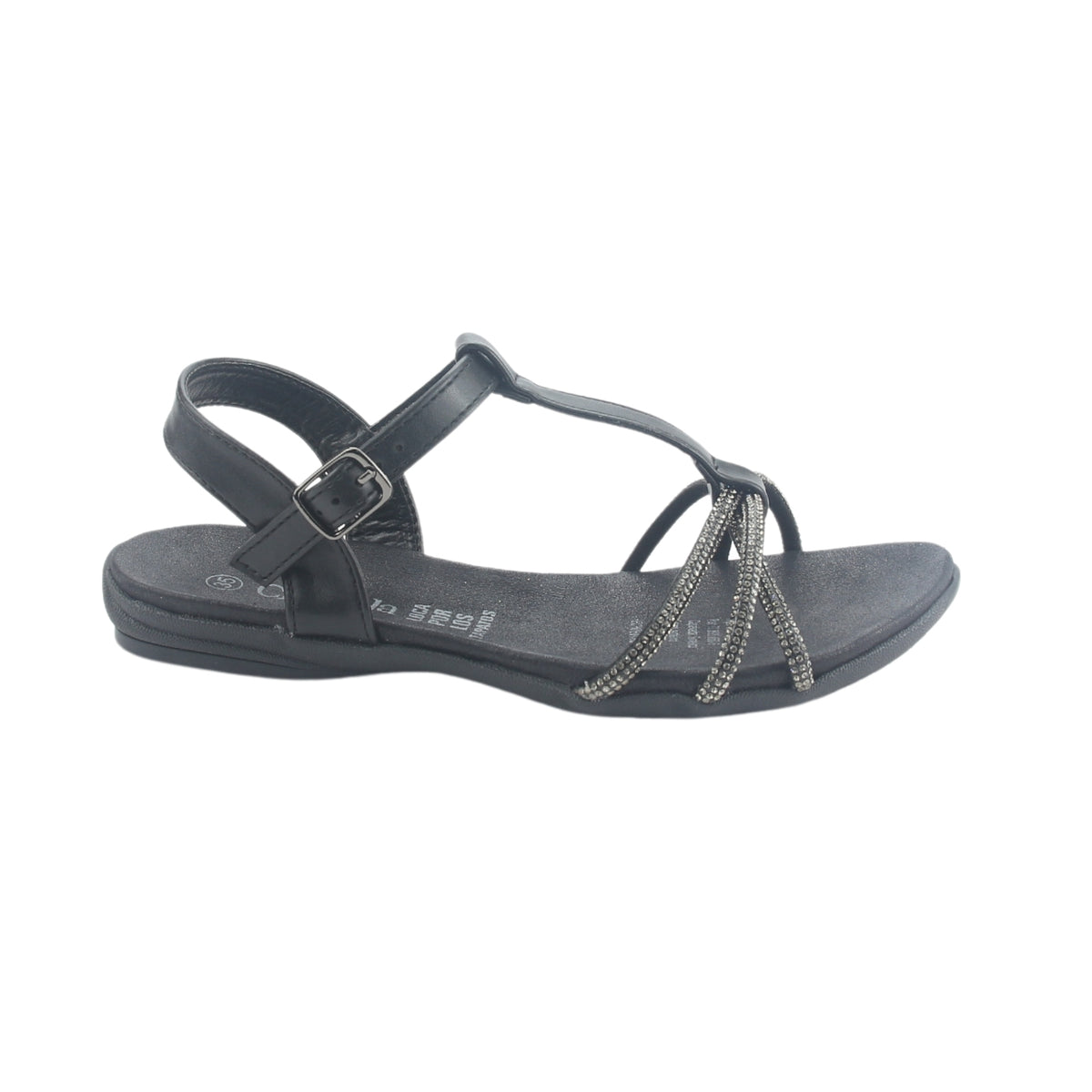 Sandalia Chalada Mujer Anatomic80 Negro Casual