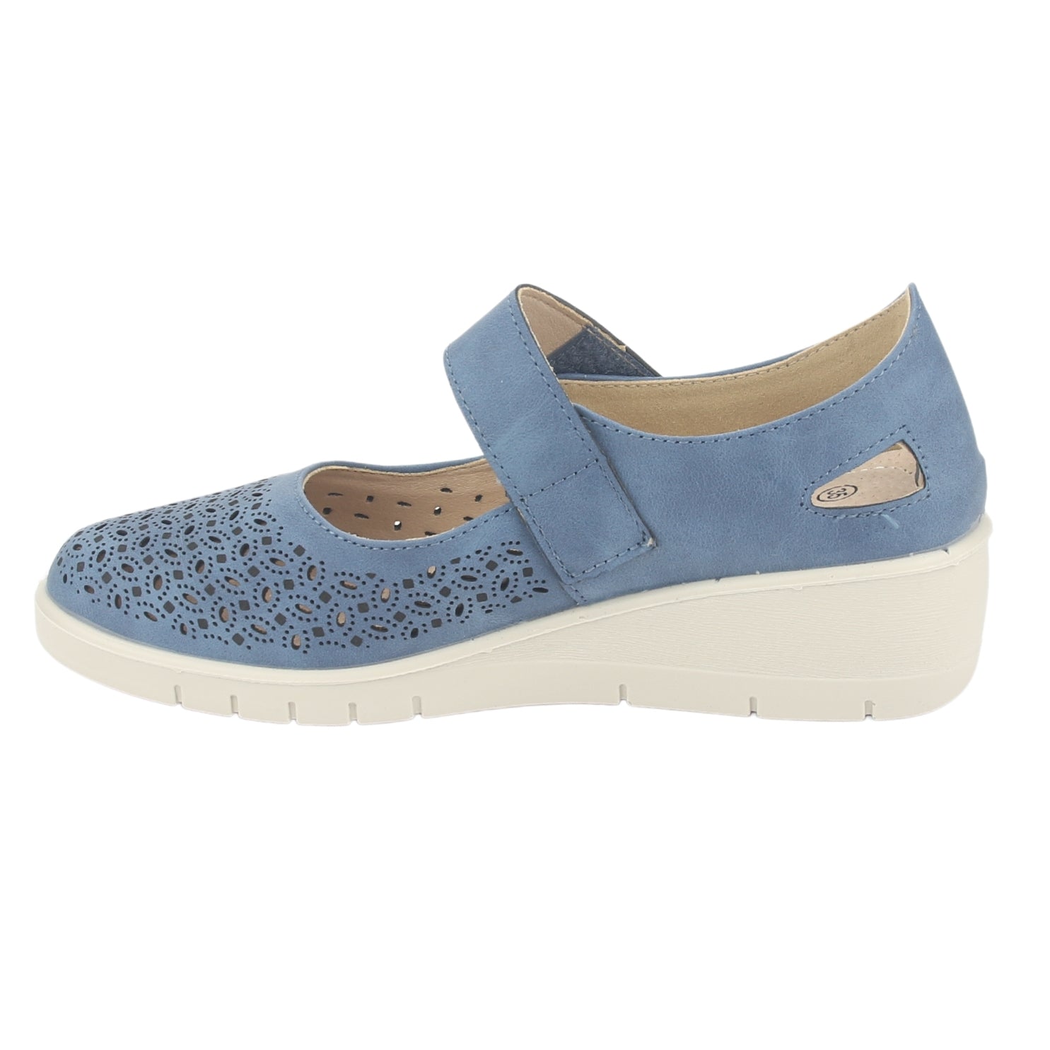 Zapato Chalada Mujer Cona-1 Azul Casual