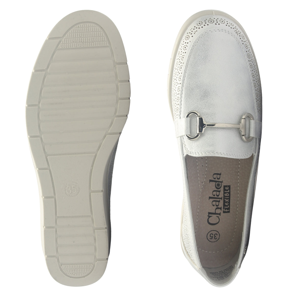 Zapato Mujer Chalada Cona-2 Plateado Casual
