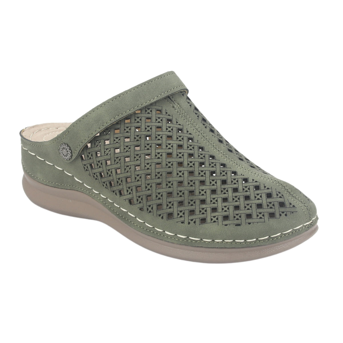 Zapato Chalada Mujer Musa-3 Verde Casual