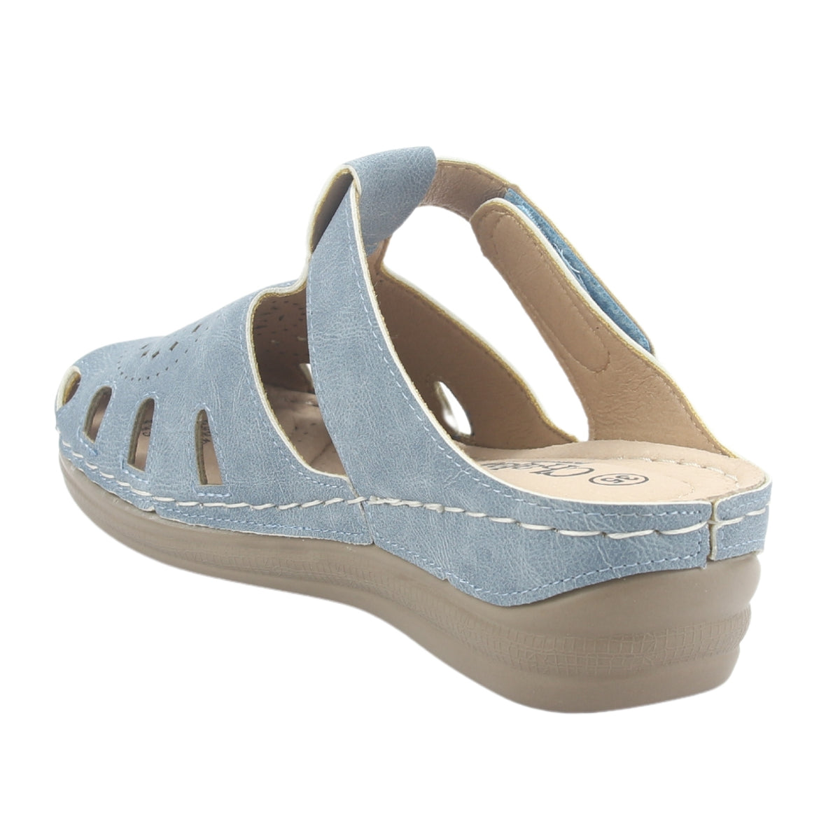 Sandalia Chalada Mujer Musa-4 Azul Comfort