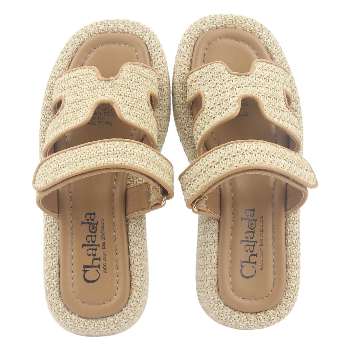 Sandalia Chalada Mujer Yukonl-17 Beige Plataforma Poki