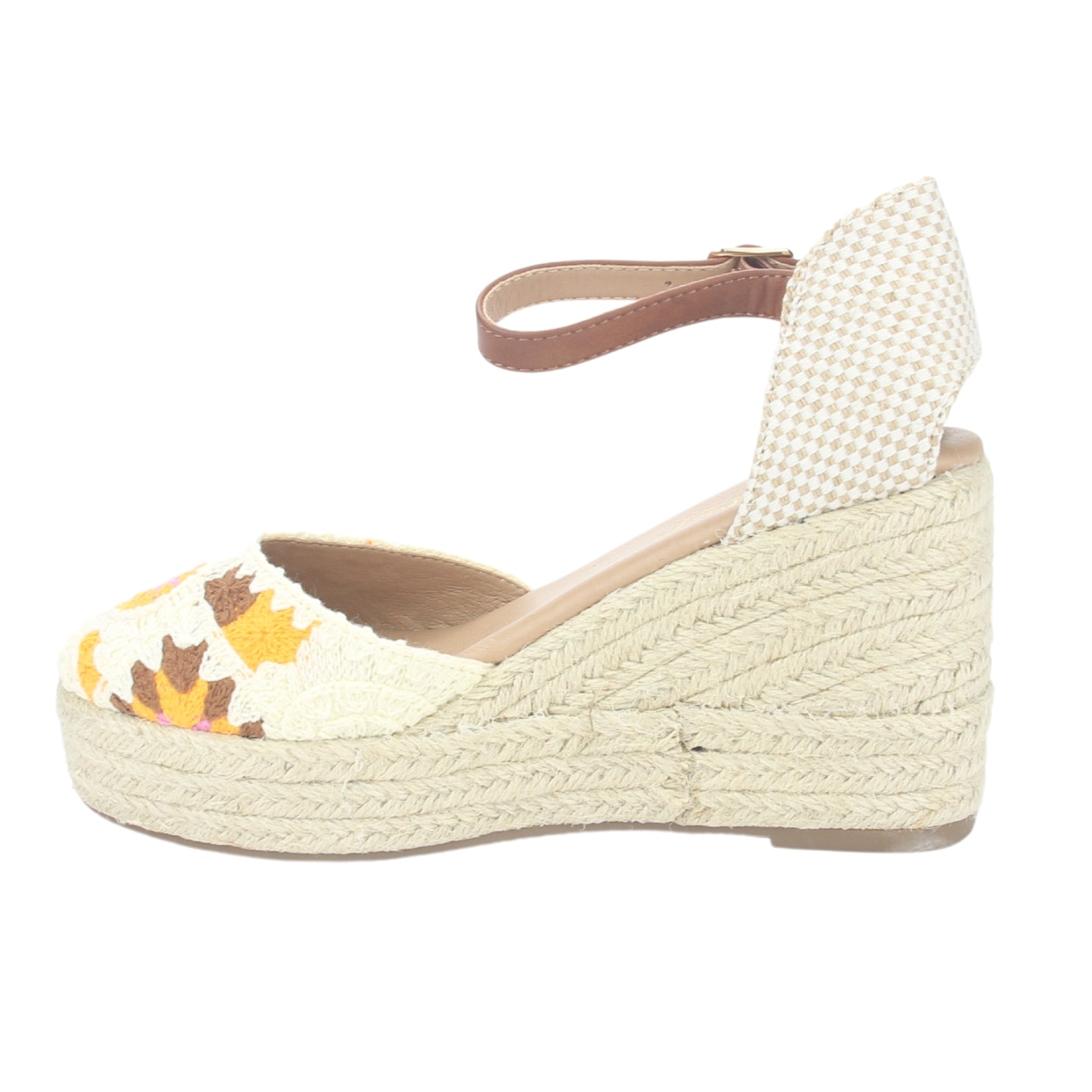 Alpargatas Chalada Mujer Penny-1 Beige Plataforma