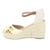 Alpargatas Chalada Mujer Penny-1 Beige Plataforma