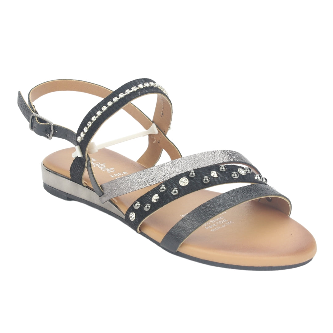 Sandalia Chalada Mujer Alki-6 Negro Casual