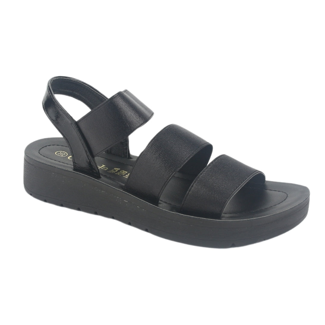 Sandalia Chalada Mujer Quantah-20 Negro Casual