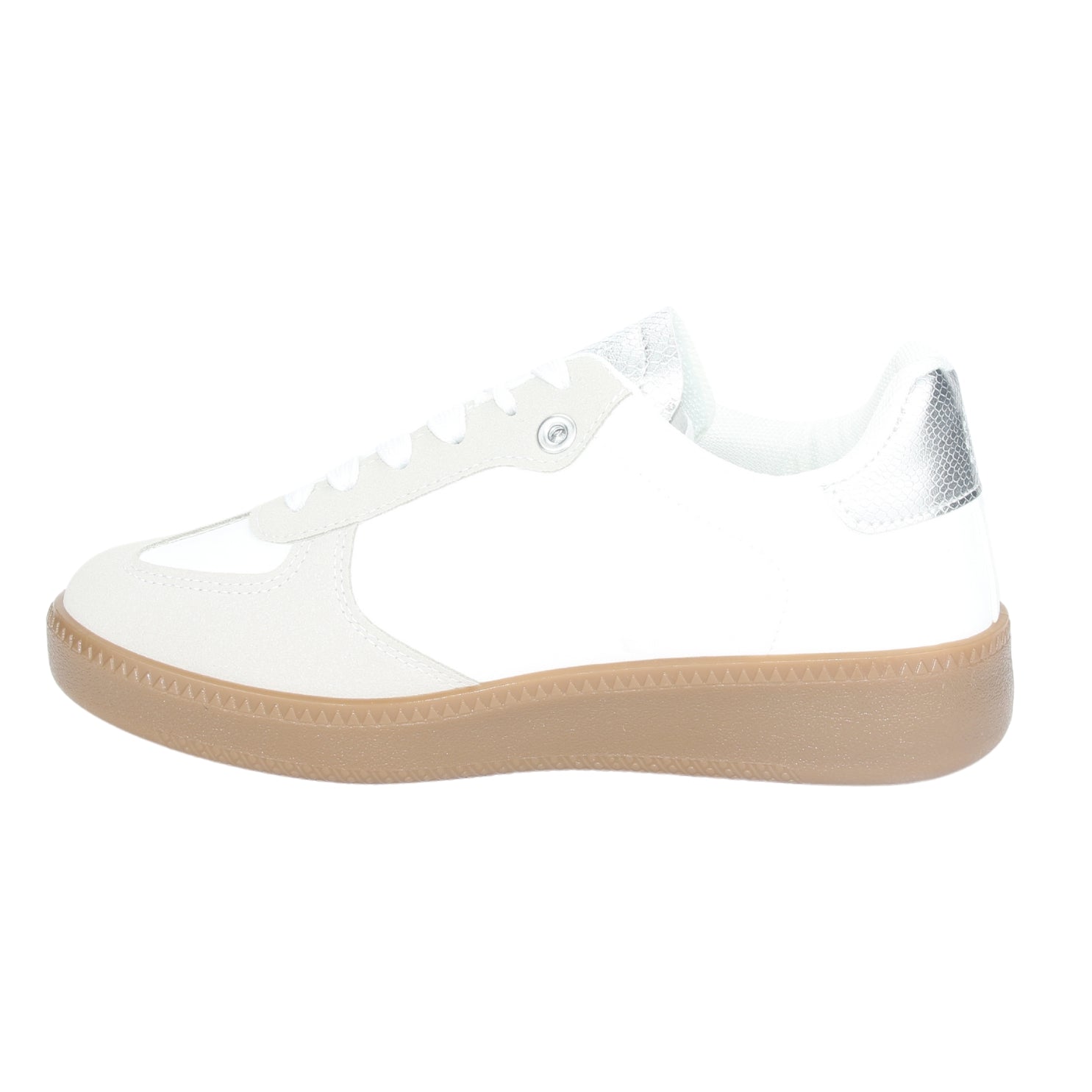 Zapatilla Chalada Mujer Antu-2 Blanco Plata Urbano