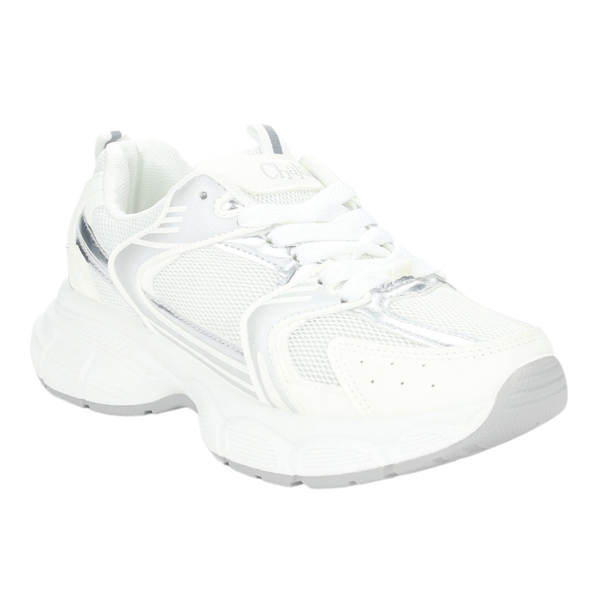 Zapatilla Chalada Mujer New-5 Blanco Plata Urbano