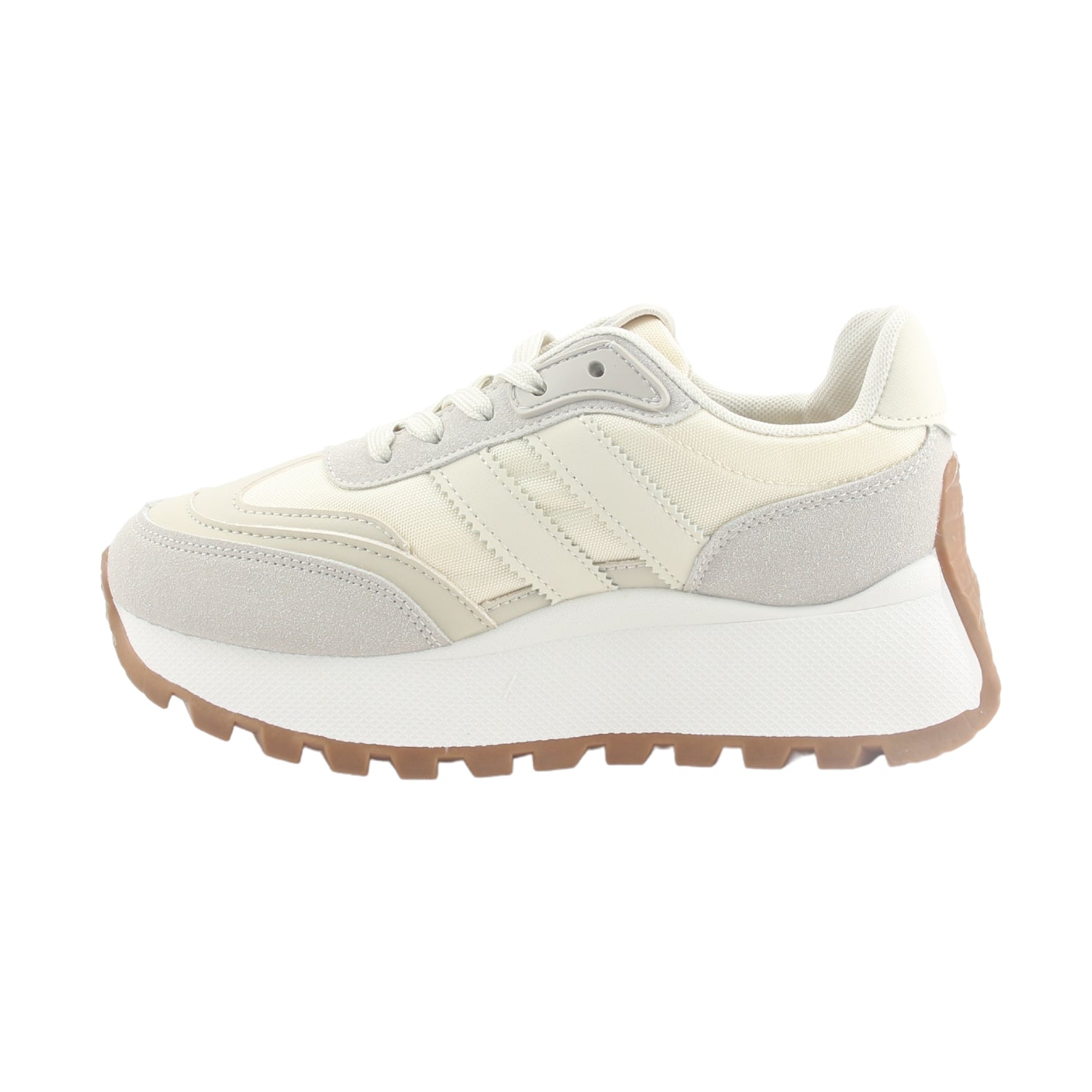 Zapatilla Chalada Mujer Pixa-5 Beige Urbano