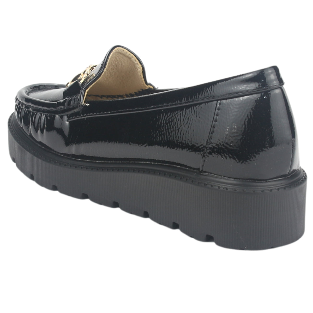 Mocasin Chalada Mujer Gran-20 Negro Casual