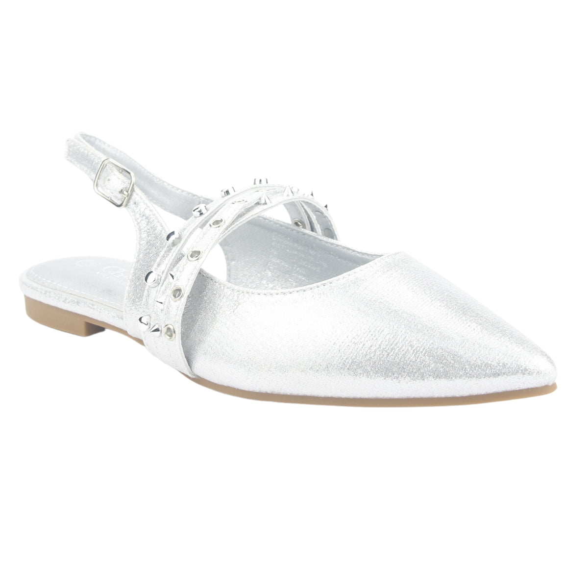 Ballerina Chalada Mujer Maris-6 Plateado Casual