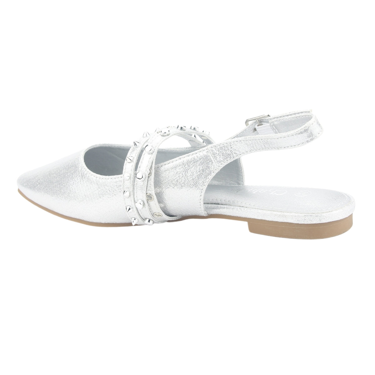 Ballerina Chalada Mujer Maris-6 Plateado Casual