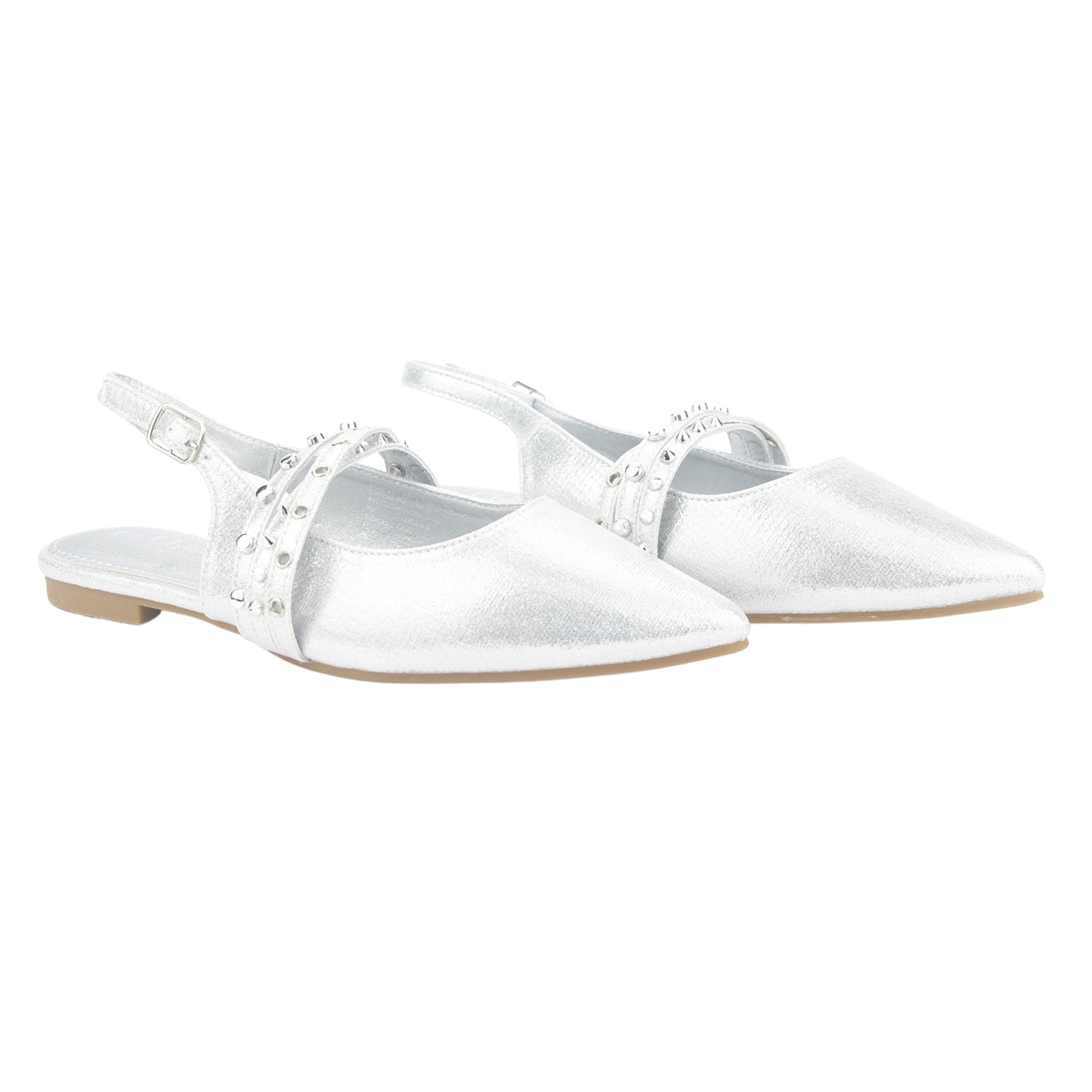 Ballerina Chalada Mujer Maris-6 Plateado Casual