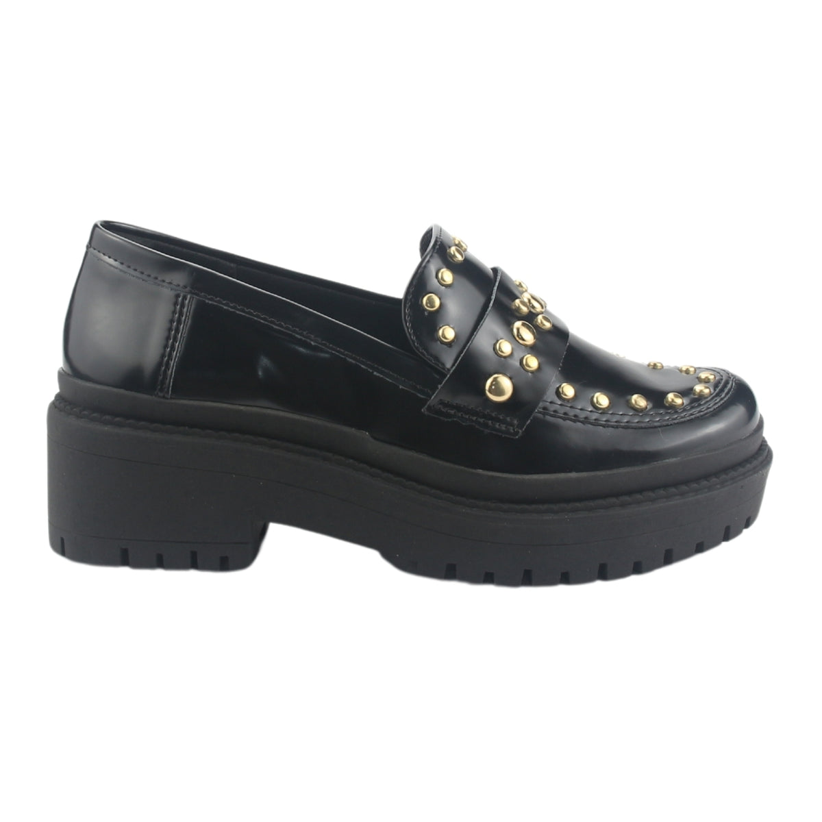 Mocasin Via Marte Mujer 013-005-01 Negro Casual