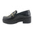 Mocasin Via Marte Mujer 013-005-01 Negro Casual