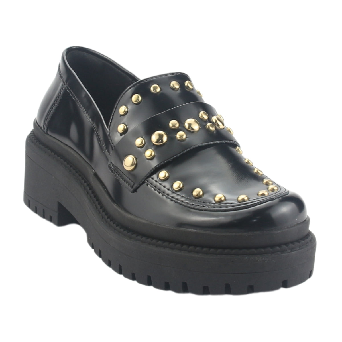 Mocasin Via Marte Mujer 013-005-01 Negro Casual