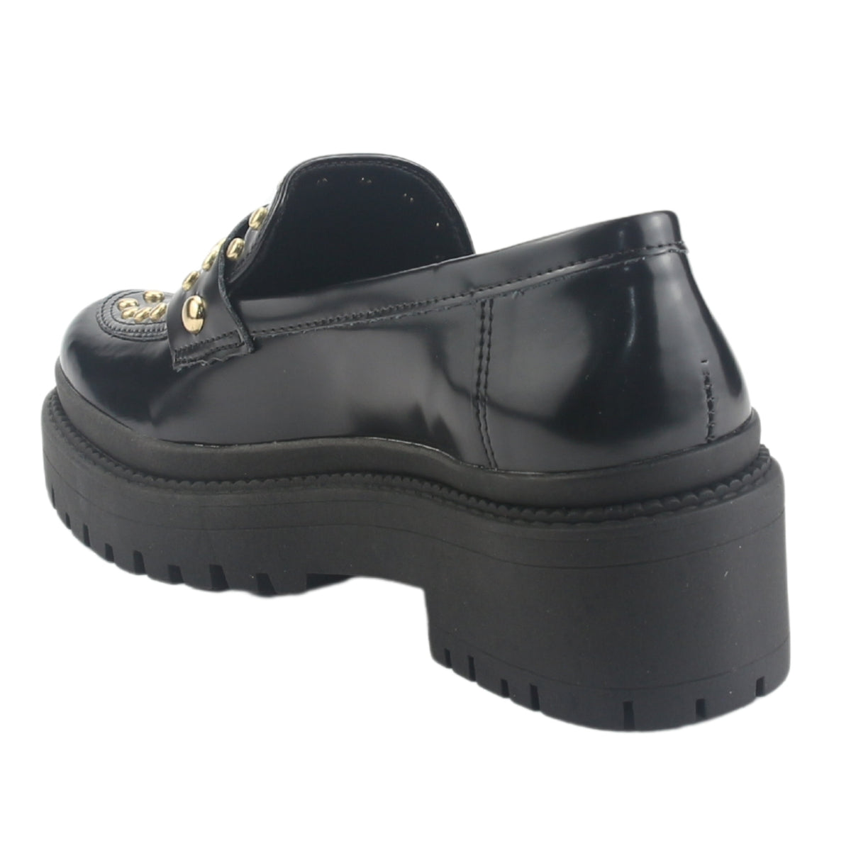 Mocasin Via Marte Mujer 013-005-01 Negro Casual