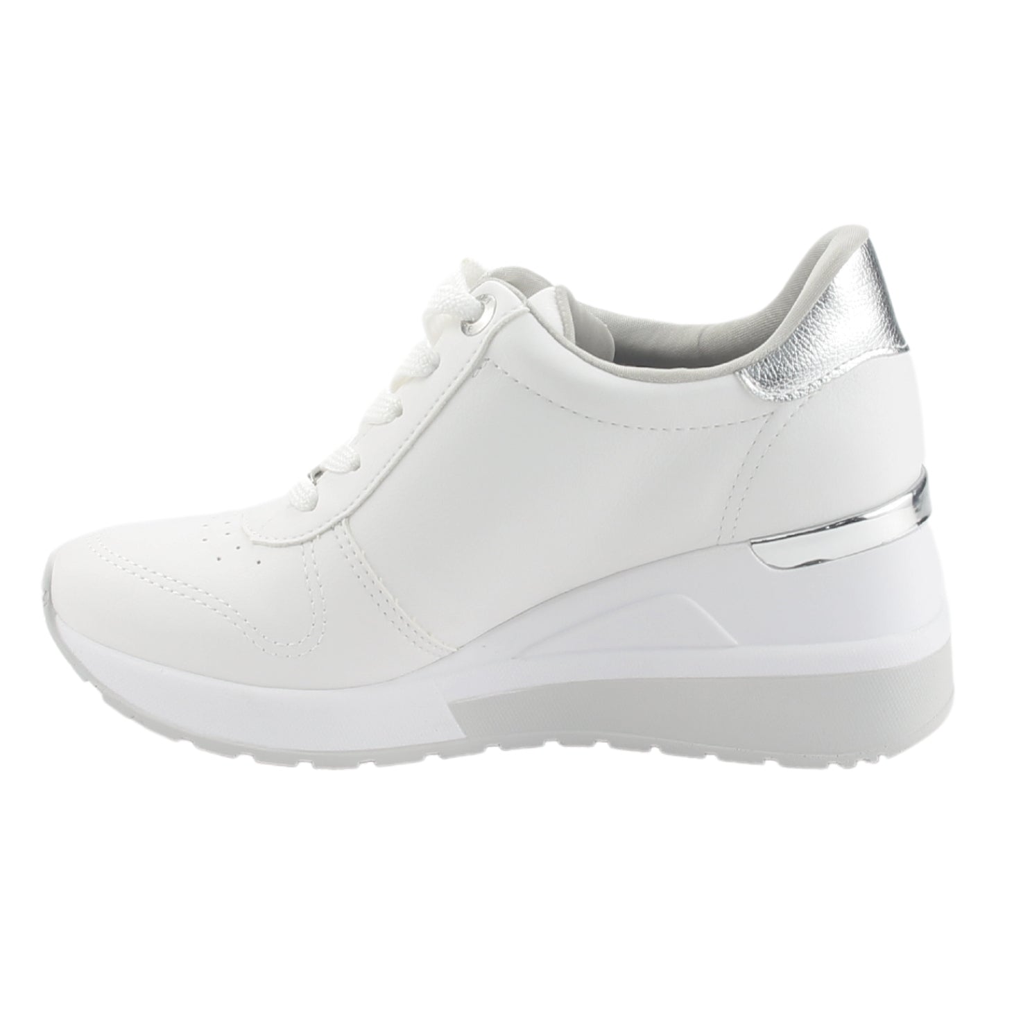 Zapatilla Via Marte Mujer 046-003-02 Blanco Casual