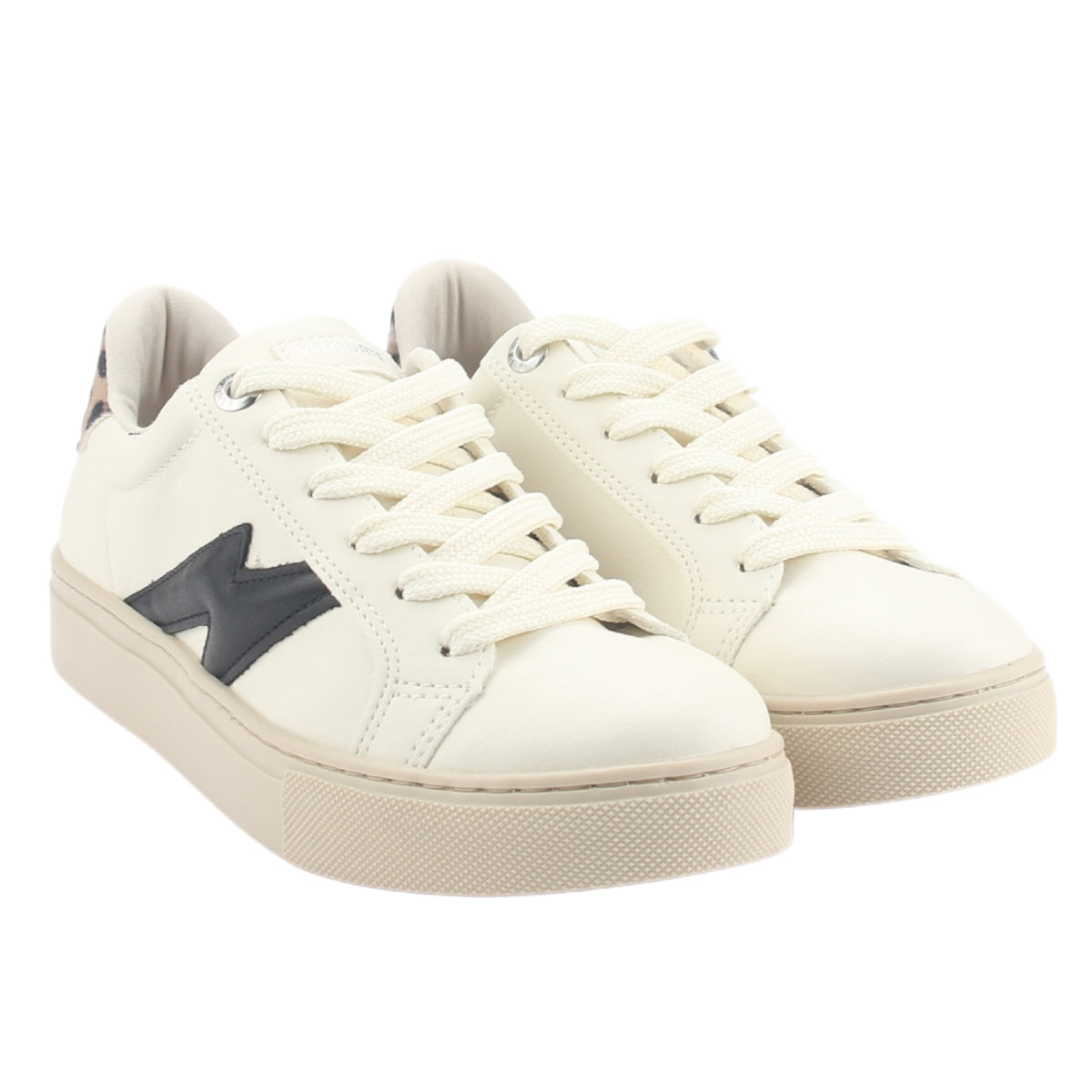Zapatilla Via Marte Mujer 082-002-04 Beige Casual