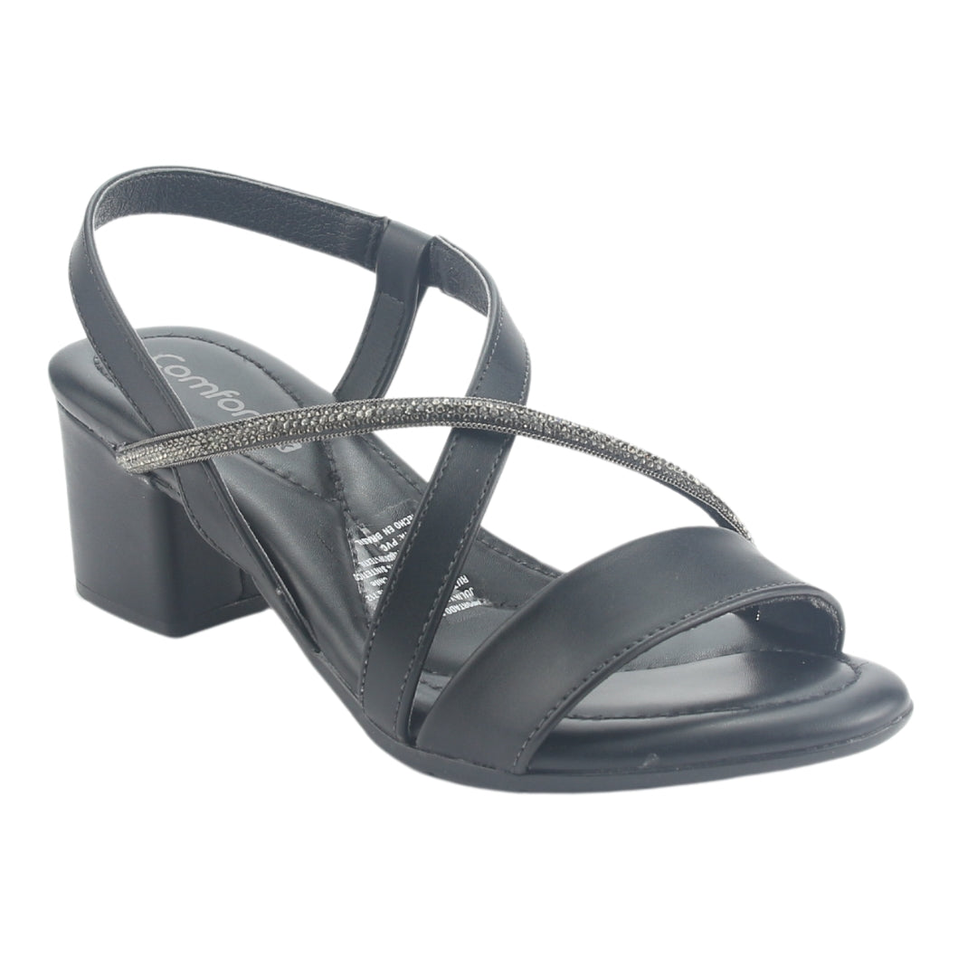 Sandalia Comfortflex Mujer 2457404 Negro Casual