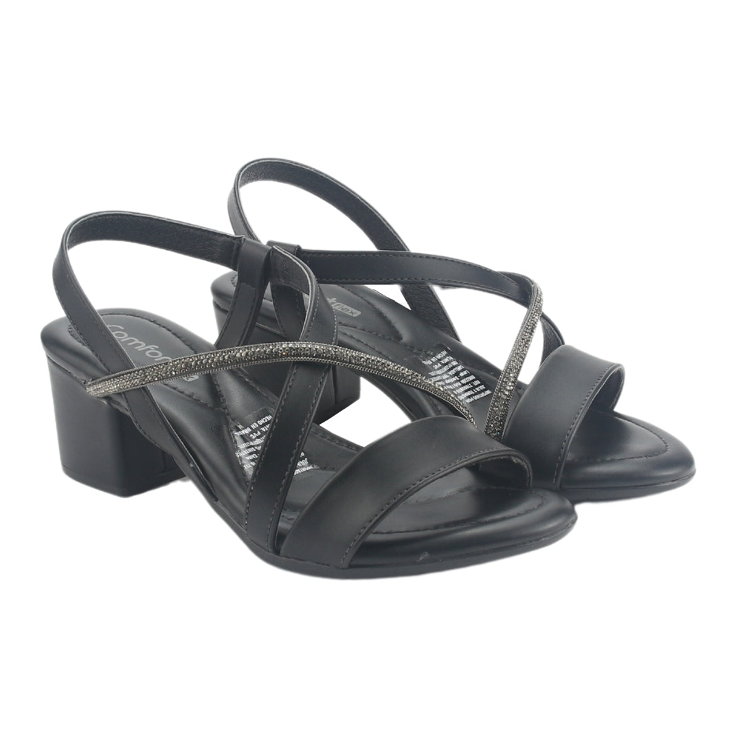 Sandalia Comfortflex Mujer 2457404 Negro Casual