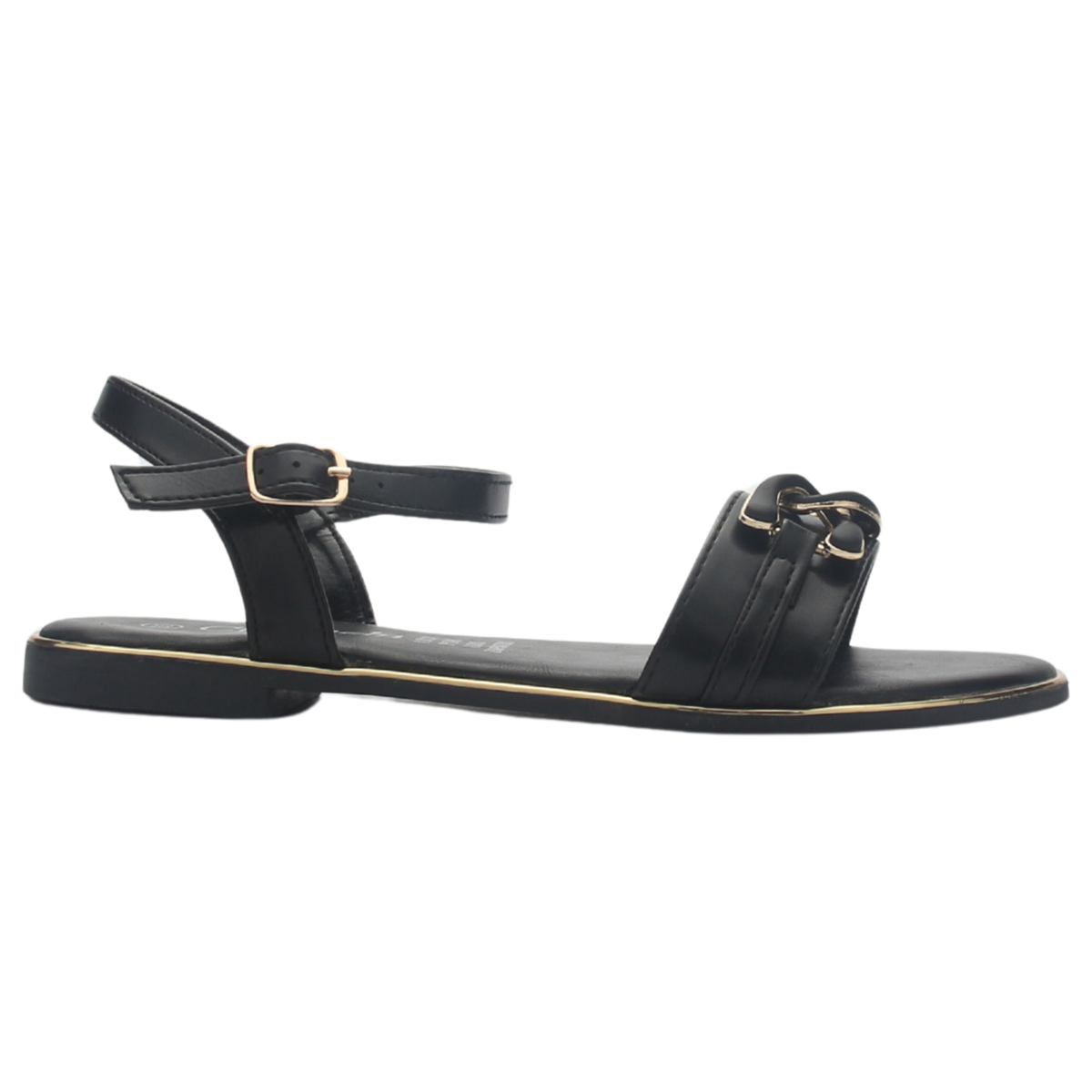 Sandalia de Mujer de color Negro Casual Chalada Buckel-3