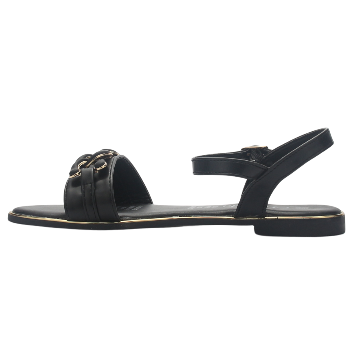 Sandalia de Mujer de color Negro Casual Chalada Buckel-3