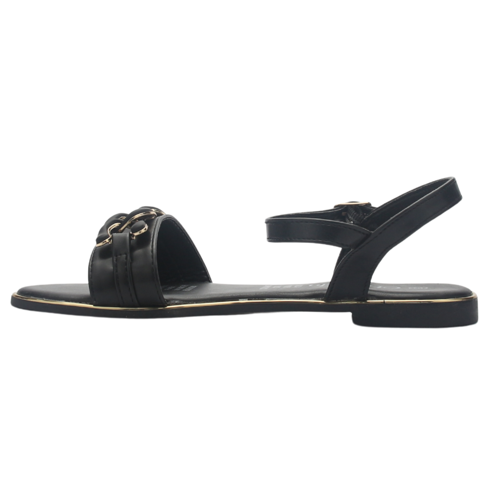 Sandalia de Mujer de color Negro Casual Chalada Buckel-3