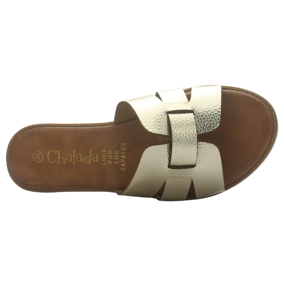 Sandalia de Mujer de color Dorado Casual Chalada Dada-6