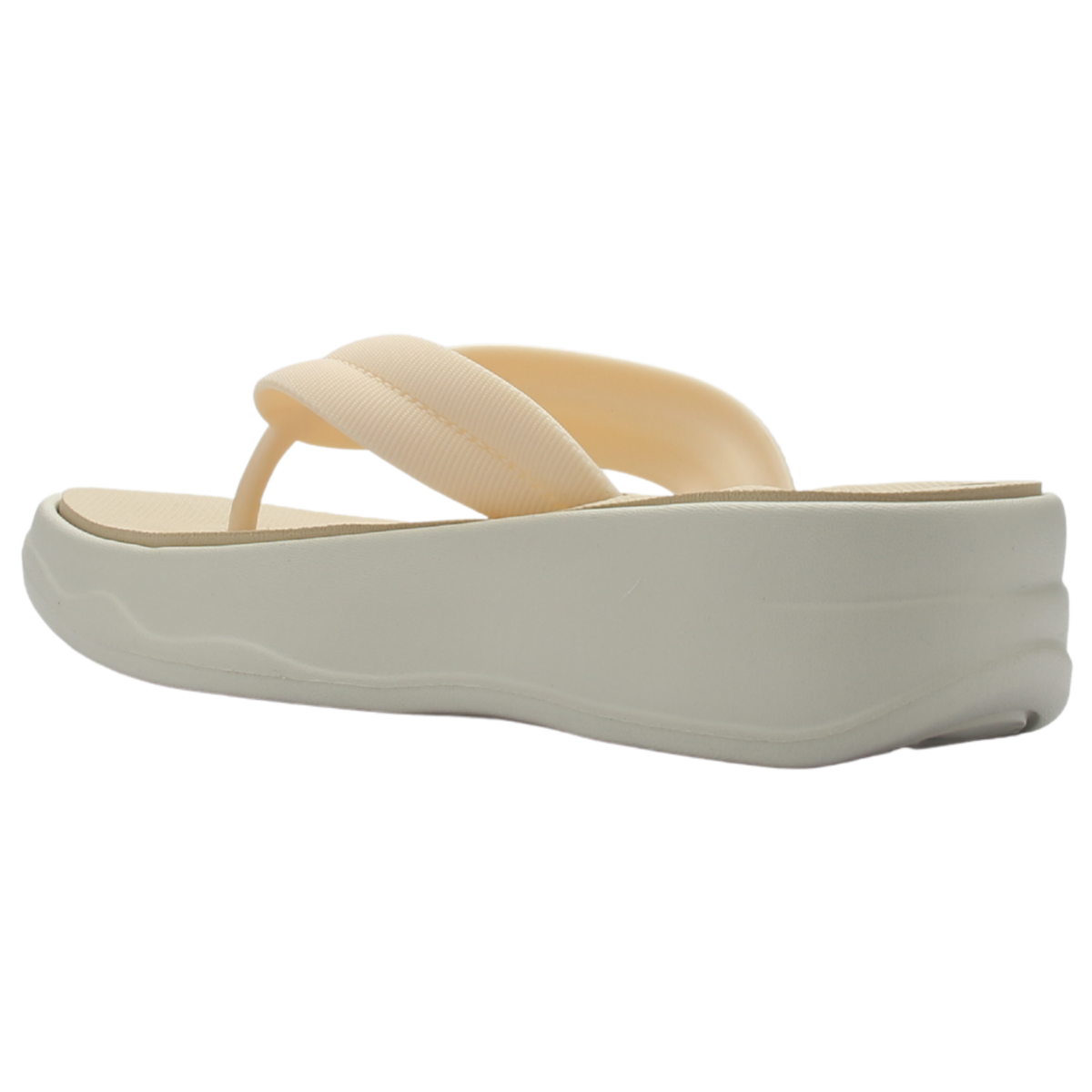 Sandalia de Mujer de color Beige Casual Funway Beach-49