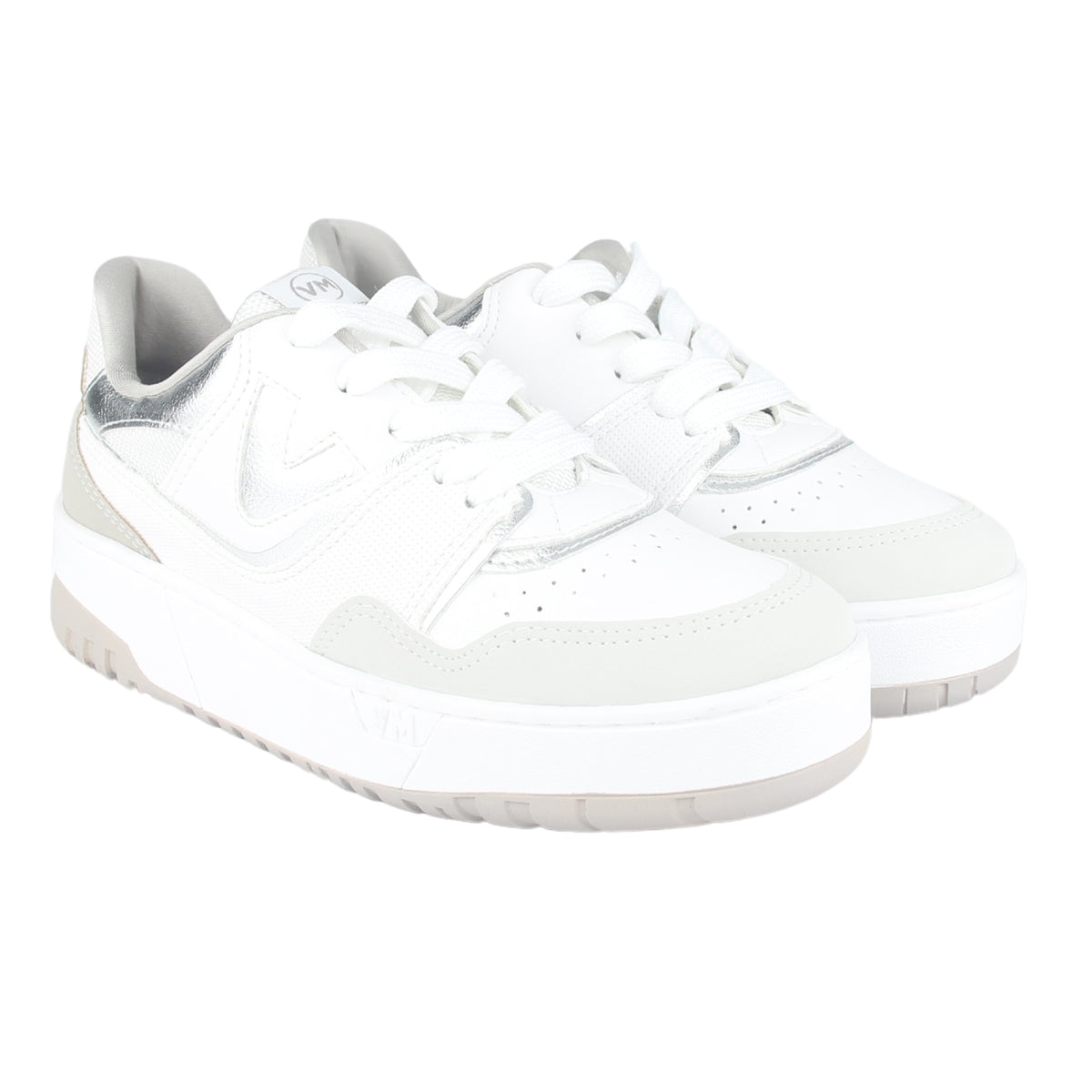 Zapatilla Via Marte Mujer 042-001-02 Blanco Casual