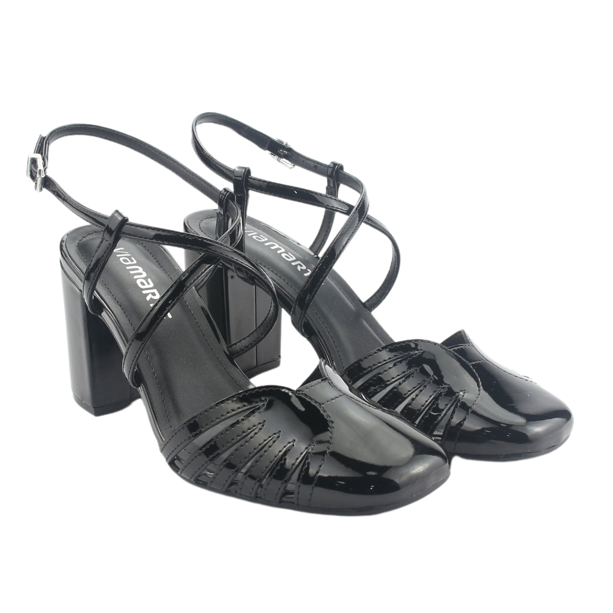 Zapato Via Marte Mujer 062-014-01 Negro Casual