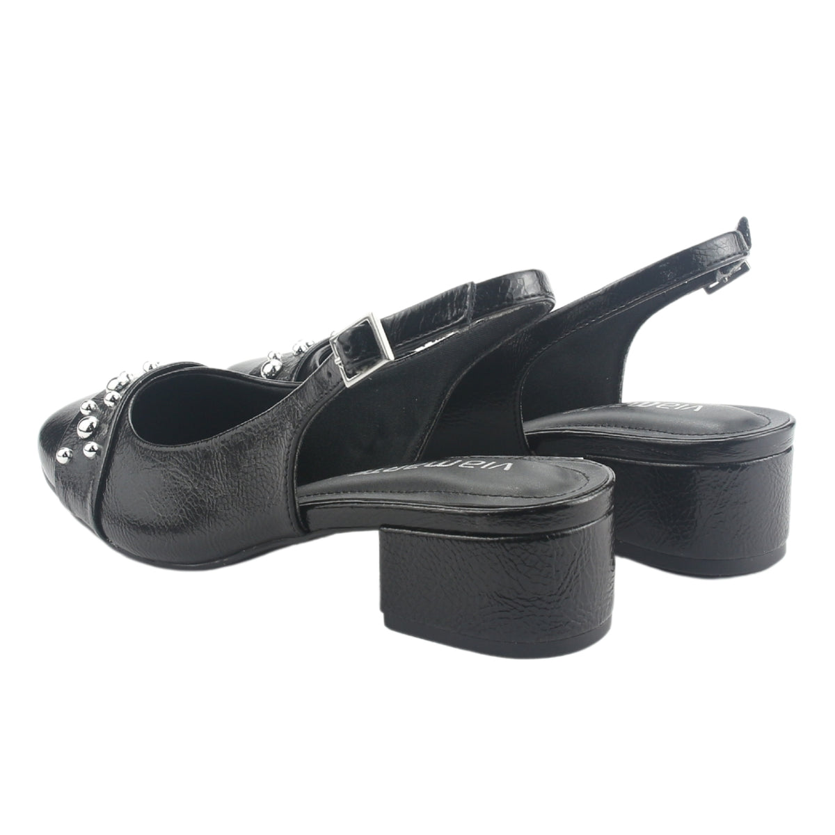 Zapato Via Marte Mujer 070-008-01 Negro Casual