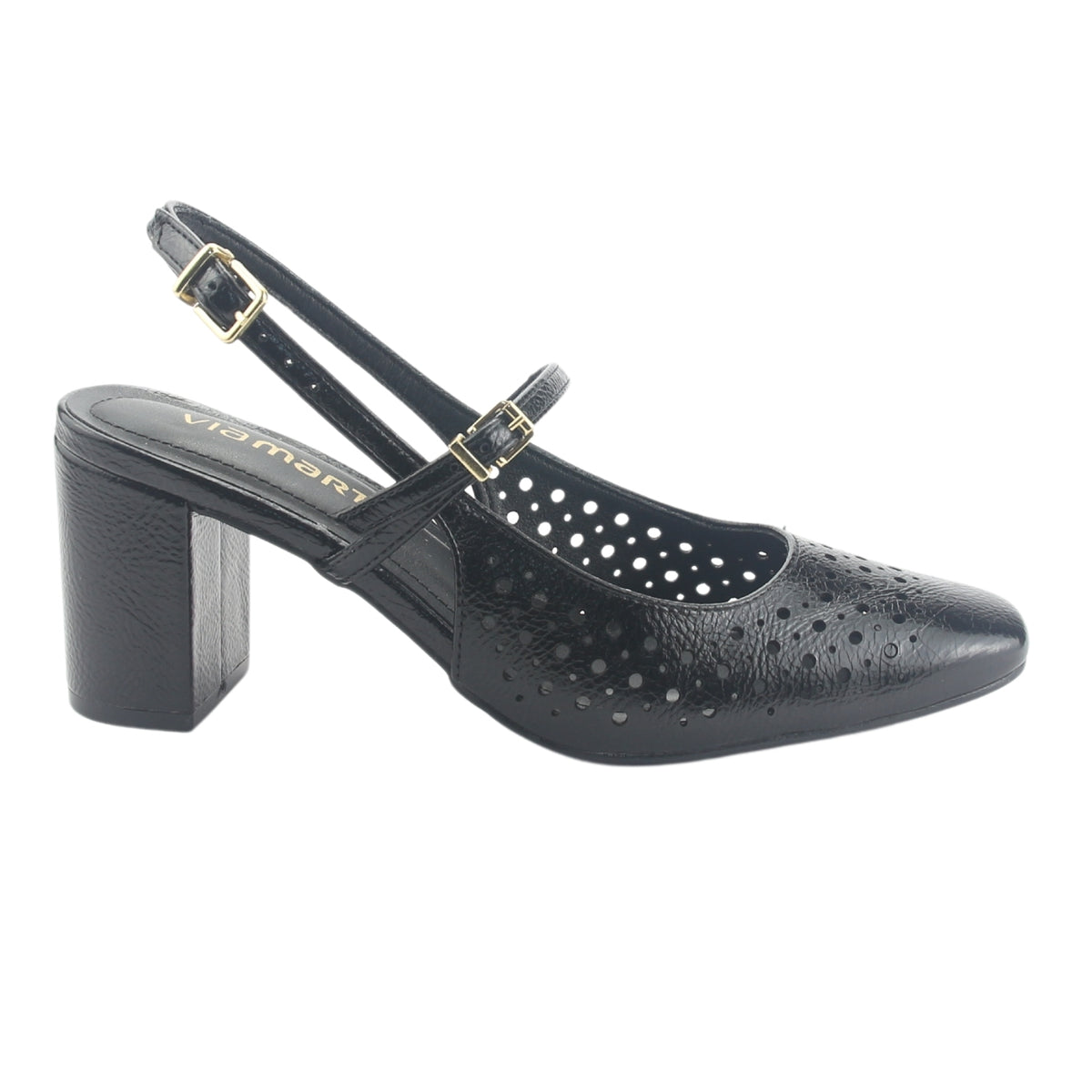 Zapato Via Marte Mujer 153-007-01 Negro Casual
