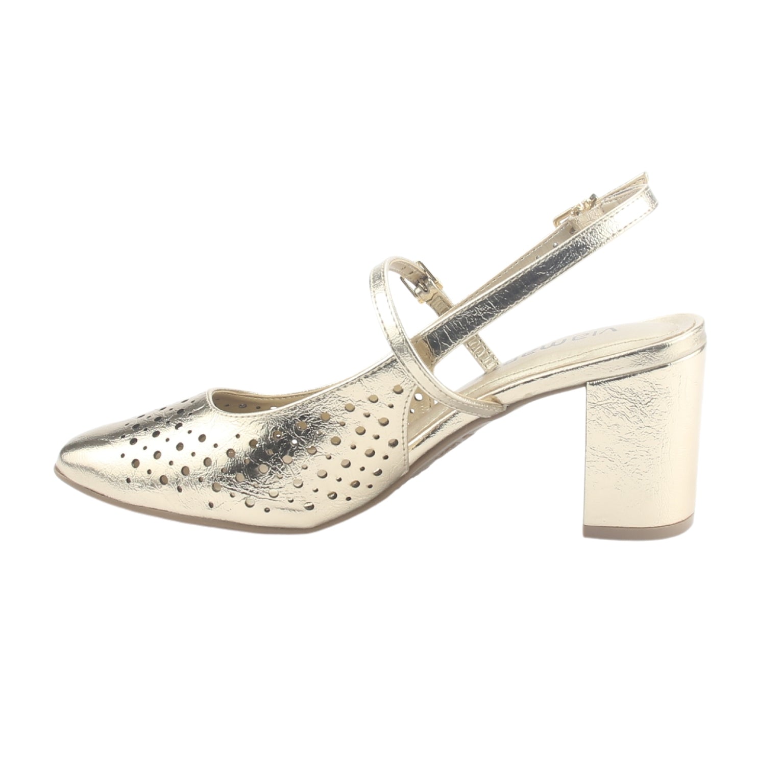 Zapato Via Marte Mujer 153-007-01 Dorado Casual