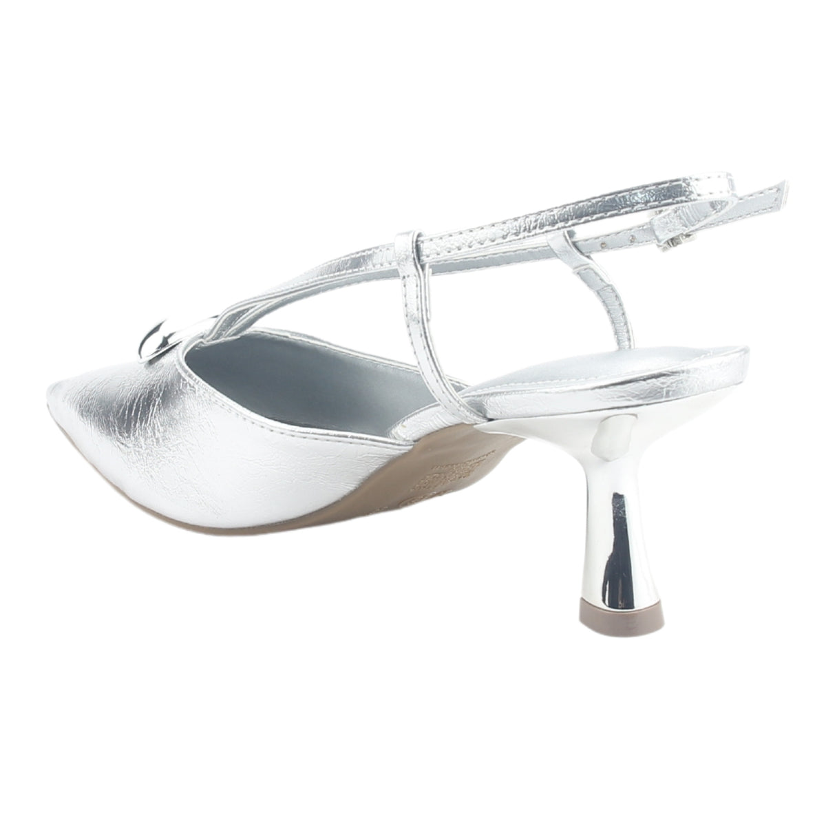 Zapato Via Marte Mujer 168-001-02 Plateado Casual