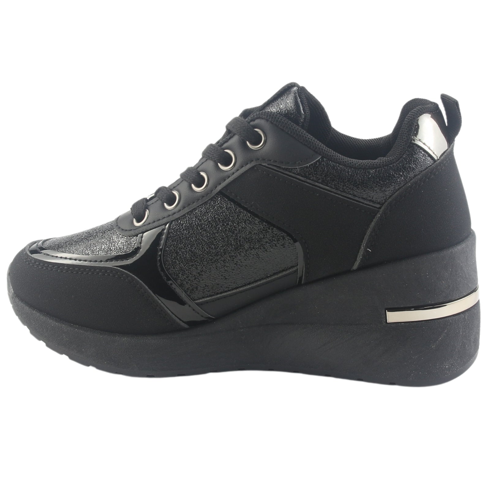 Zapatilla Chalada Mujer Bolki-2 Negro Urbano