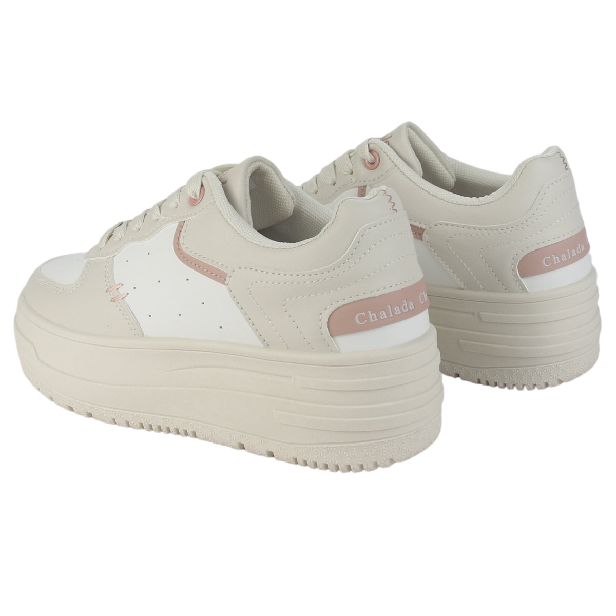 Zapatilla Chalada Mujer Mitsu-3 Beige Urbano