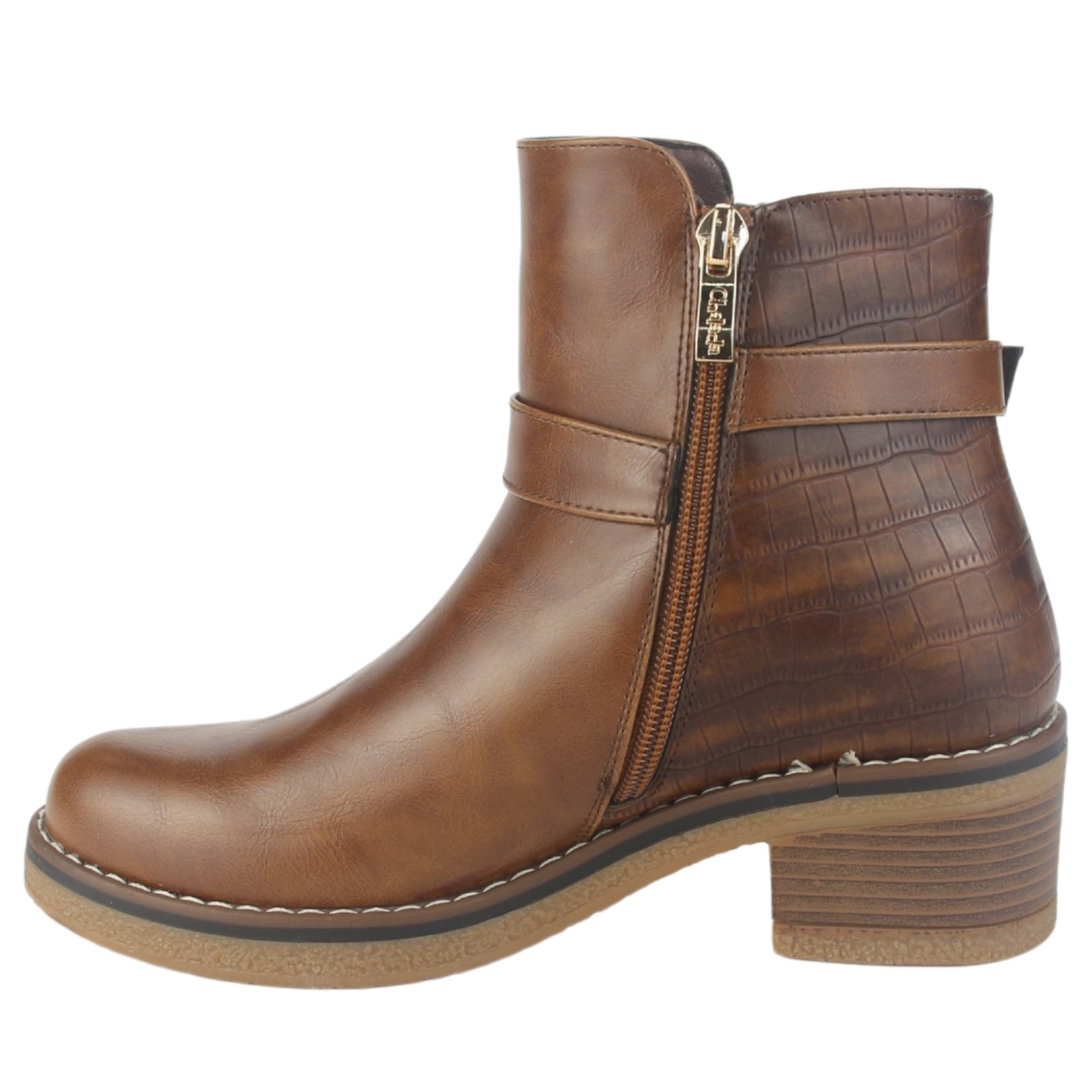 Botin Chalada Mujer Brike-1 Tostado Casual