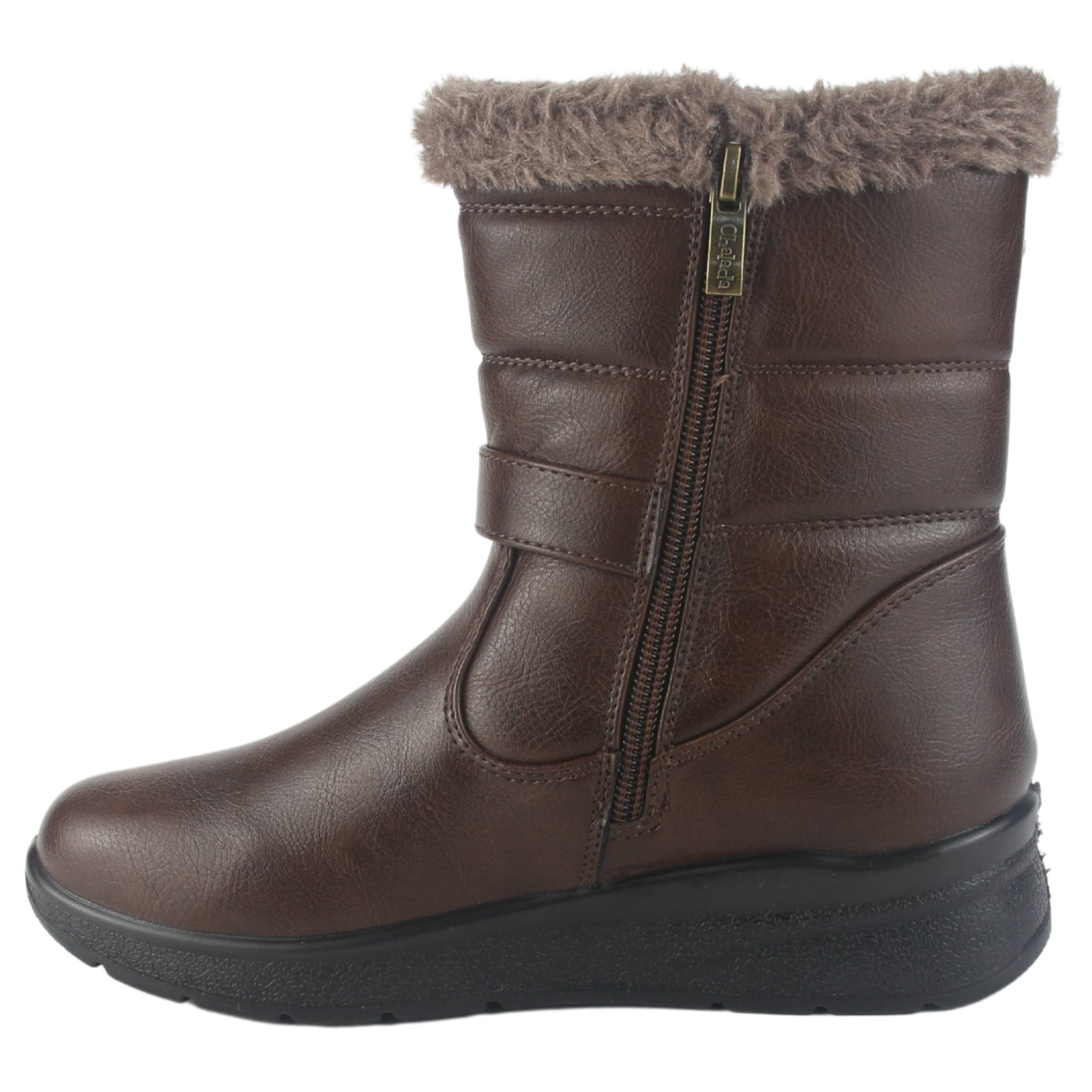 Botin Chalada Mujer Canet-1 Café Casual