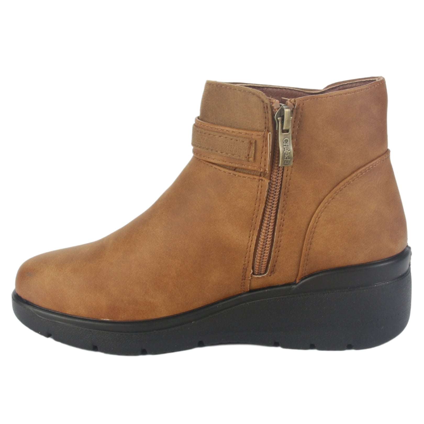 Botin Chalada Mujer Curve-5 Tostado Casual