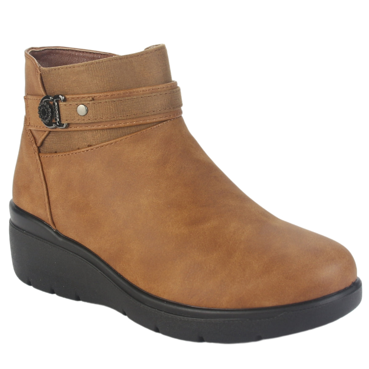 Botin Chalada Mujer Curve-5 Tostado Casual