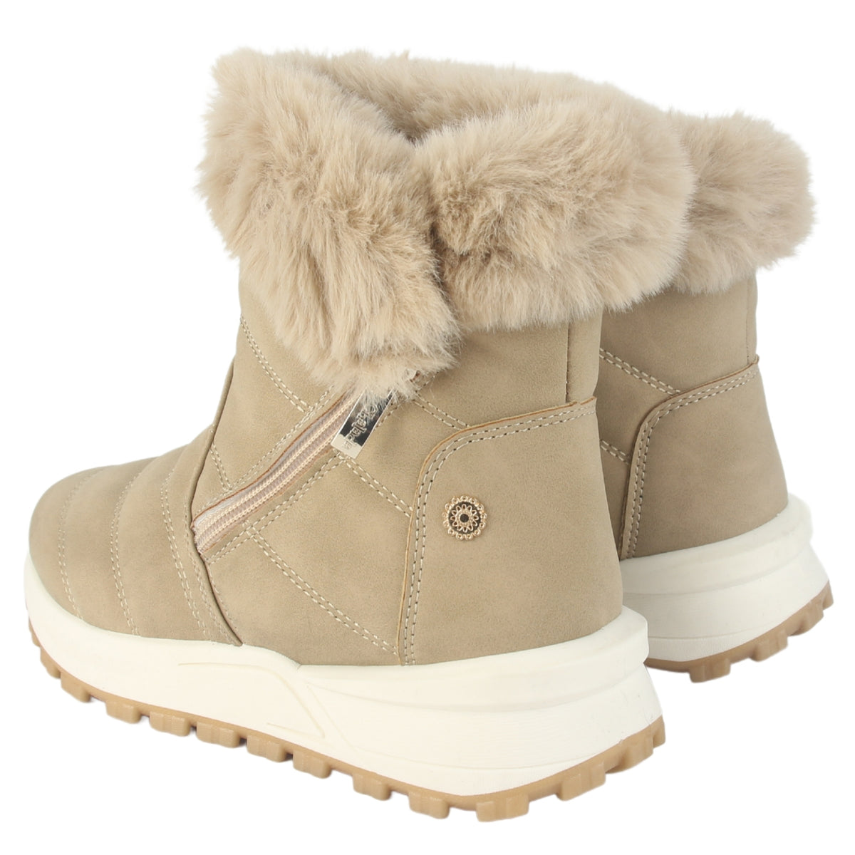 Botin Chalada Mujer Laica-1 Beige Casual