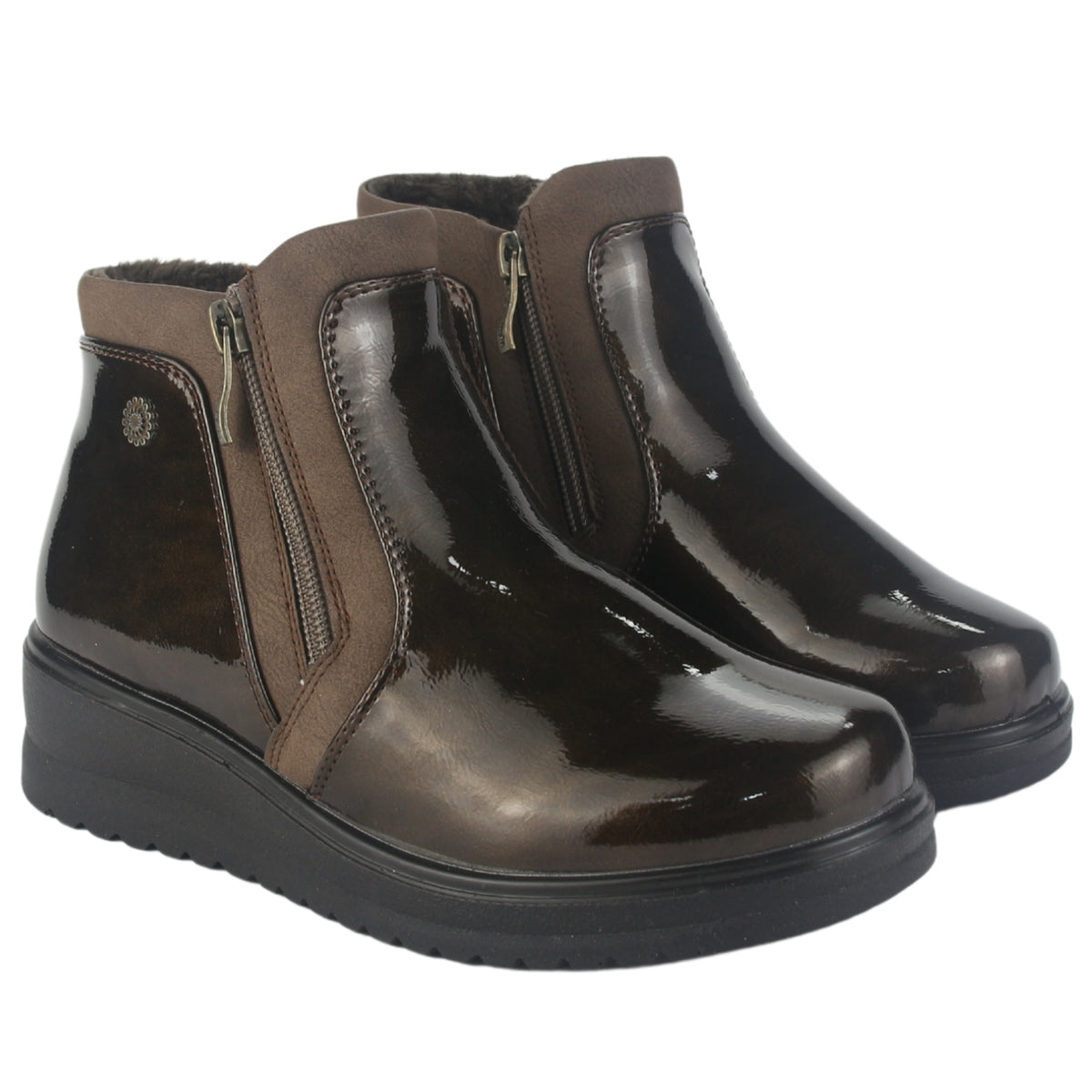 Botin Chalada Mujer Rayo-3 Café Casual