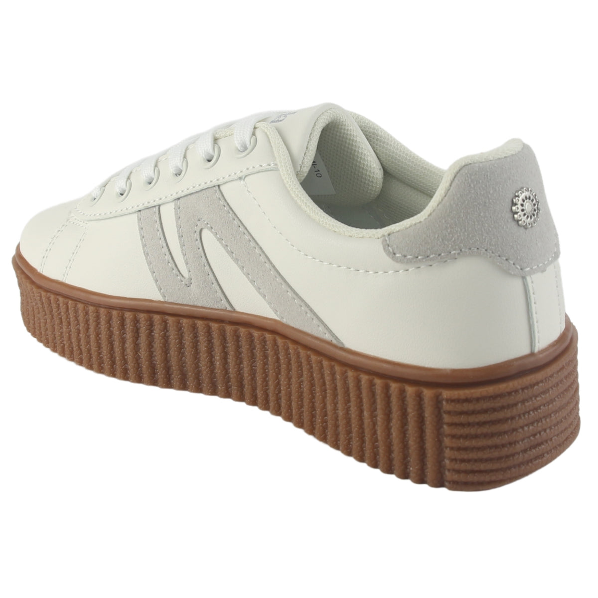 Zapatilla Chalada Mujer Flumi-10 Beige Urbano